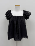 Shabet Square Neck Puff Blouse