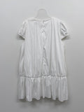 Rib Nylon Shirring Mini One Piece