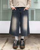Washed Maxi Bermuda Denim
