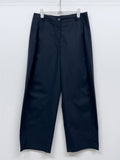 Curved Cotton Barrel Pants