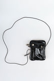 Leather mini pocket bag