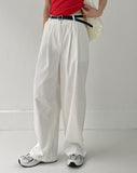 Liona Cotton Long Wide Pants