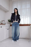balloon hip wide jeans