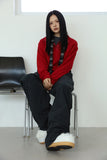 High neck fleece sweatshirt