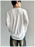 Module Basic Waffle U-neck Long Sleeve