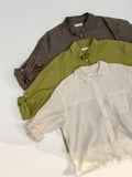 Roll-up Tencel Loose Fit Shirt