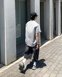 Side Cut Bermuda Banding Denim