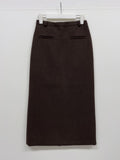 [Setup Available] Monet Tweed H-Line Long Skirt