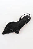 Ribbon Flat Stiletto