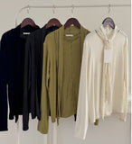 Biolle Tie Cardigan T-shirt