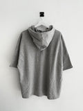Drop-down Half Hood T-Shirt