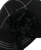 Stitch line corsage ball cap