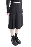 BUTTON POCKET SKIRT