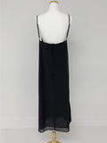 Collin Slit Layered Long One Piece
