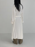 [INC MADE] Duo Layered Shirt Long One Piece