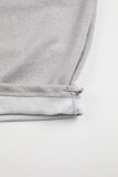 Terry wide belted sweatpants