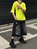 Vintage Damage Bermuda Denim
