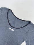 Porte U-neck Stripe T-shirt