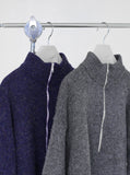 Roden half-zip-up string knit