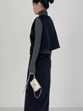 Cand Mohair Button Vest