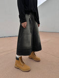 Orb Incision Crop Denim Jeans