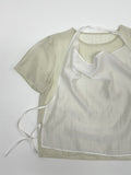 Fiona See-through Round Neck Blouse