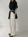 Kooh Pintuck Banding Nylon Pants
