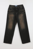 Desert black washing denim