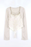 Blossom Mesh Bolero Tee