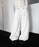 SOLID COTTON CURVED PANTS