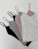 Ballet Lace Ribbed Sleeveless