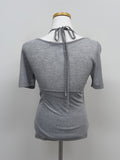 Halter Bustier Short Sleeve T-Shirt