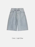 Classic Ruta Embroidered Bermuda Denim Pants