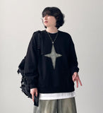 Glitter Washing Over Sweatshirt