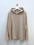 Noddy hood button cardigan