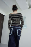 western tassle denim