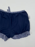 [Pants Lining!] Check Pumpkin Banding Mini Skirt
