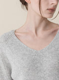 [Premium] Whole Garment Bush Wool Short Sleeve Knit
