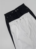 Basic Stopper Denim Long Skirt