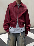 Force Stitch Leather Jacket