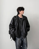 Cynical Crop Leather Jacket