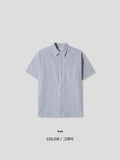 Ruin Stripe Linen Short Sleeve Shirt