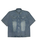Russ Washed Snap Denim Shirt