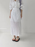 Pansy Lace H-Line Skirt