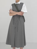 Stopper Sleeveless Long One Piece