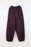 Leaf Stud Banding Jogger Pants