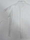 Tencel collar strap blouse