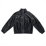 Cynical Crop Leather Jacket