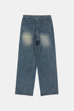 Tin brush regular carpenter denim pants