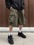 Nylon Cargo Bermuda Pants